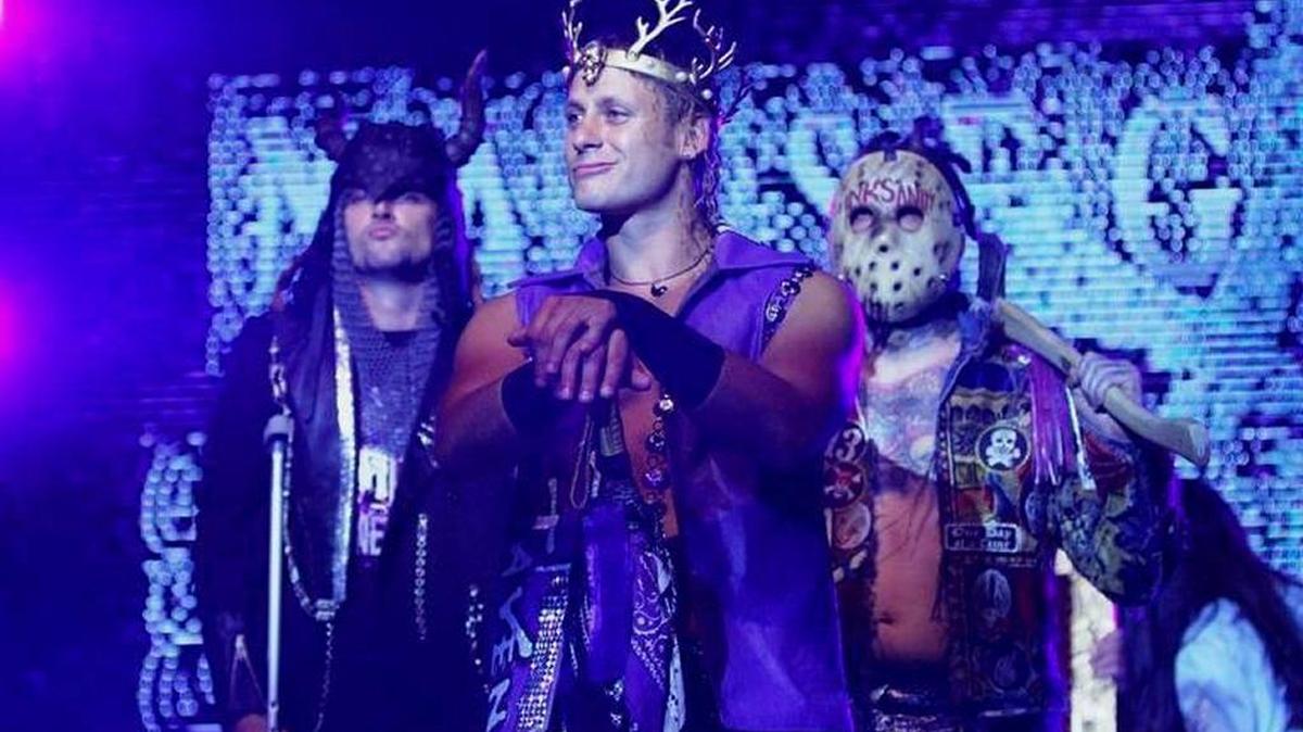 Matt Taven (middle) will be part of Ring of Honor’s Final Battle at 9 p.m. ET on Friday, Dec. 15 on pay-per-view from the Manhattan Center’s Hammerstein Ballroom in New York City.