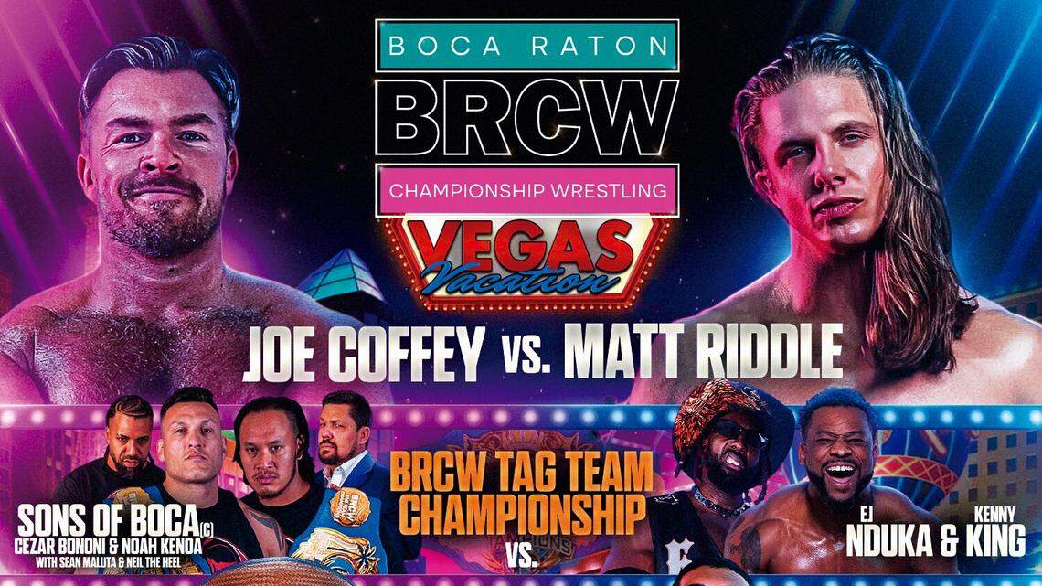 South Florida wrestling groups making Vegas debuts with Matt Riddle during WrestleMania Week