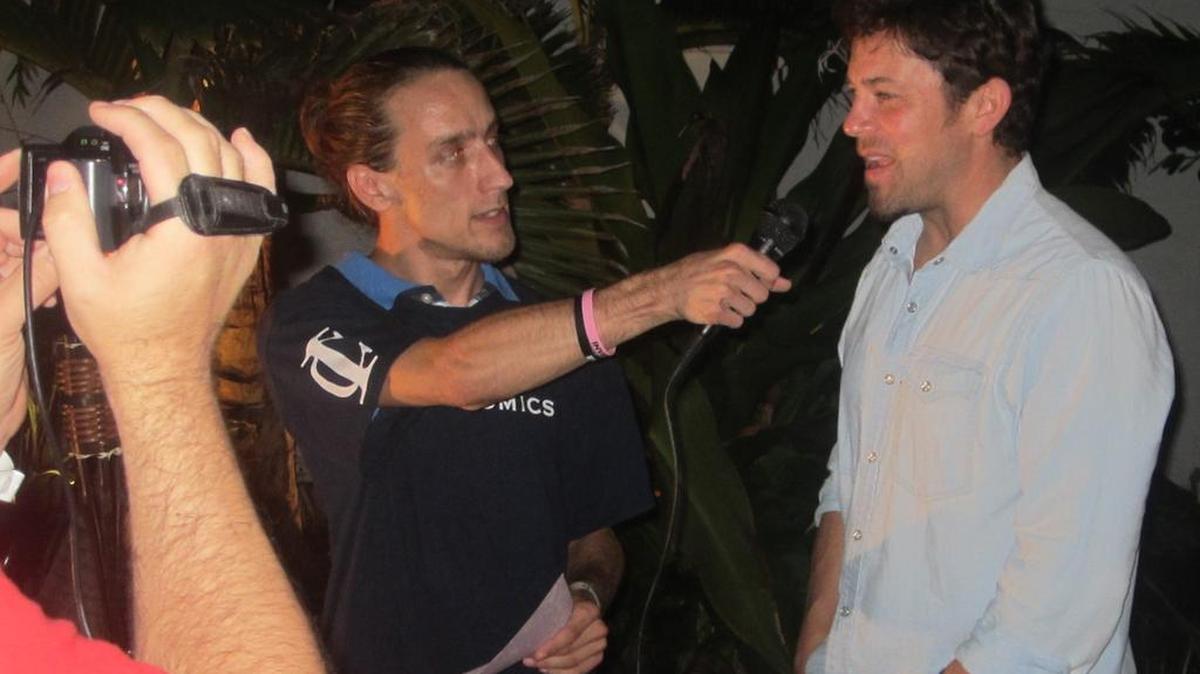 
Actor, singer, song-writer, stuntman Christian Kane (Leverage, The Librarians) participated in a media event on Thursday, Oct. 1 at The Ocean Manor to promote Wizard World Fort Lauderdale, which is Oct. 2-4 at the Broward County Convention Center.

