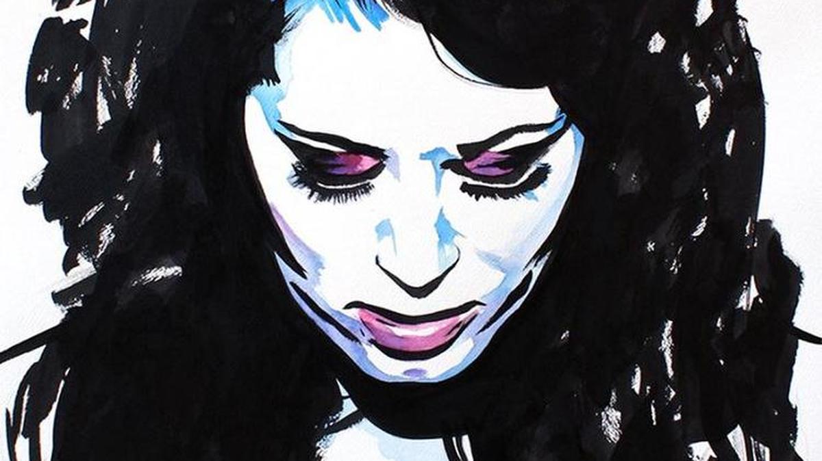 WWE Diva Paige hits the artist’s canvas via Rob Schamberger. Paige will be an integral part of WrestleMania Week, and Schamberger will be painting outside of WrestleMania Fan Axxess at the Kay Bailey Hutchison Convention Center in Dallas.
