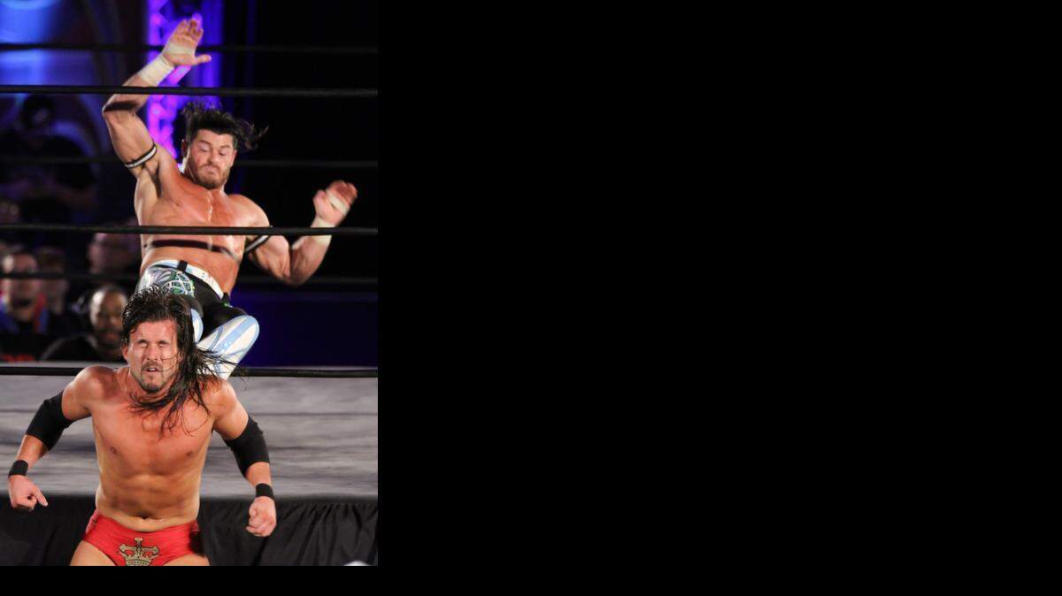 
Matt Sydal (above) in action against former Ring of Honor champ Adam Cole at an event in (Central Florida) Lakeland.

