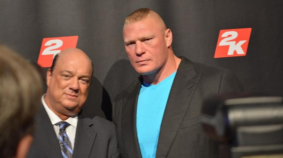 Paul Heyman and WWE Superstar Brock Lesnar were part of a WWE 2K17 Suplex City party, hosted by 2K Games, on Friday, Aug. 19 during WWE SummerSlam Week in New York City.