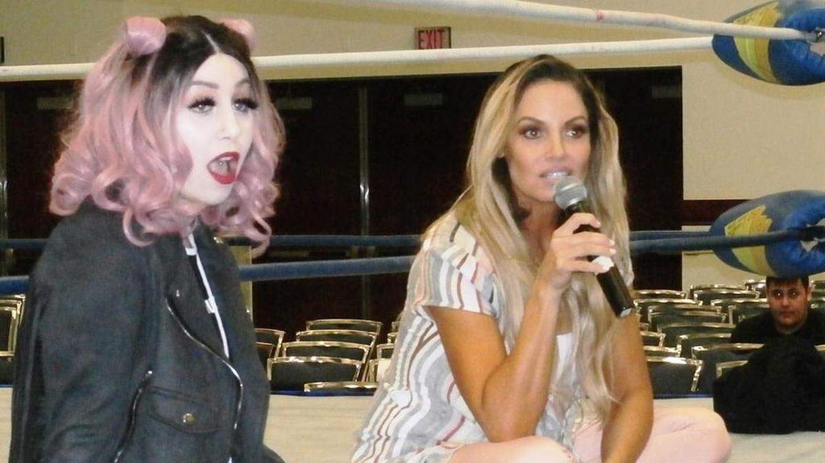 WWE Hall of Famer Trish Stratus conducted a Q&A for fans, moderated by the talented Heather Reicher on Sunday, July 15 during Florida Supercon at the Broward County Convention Center in Fort Lauderdale.
