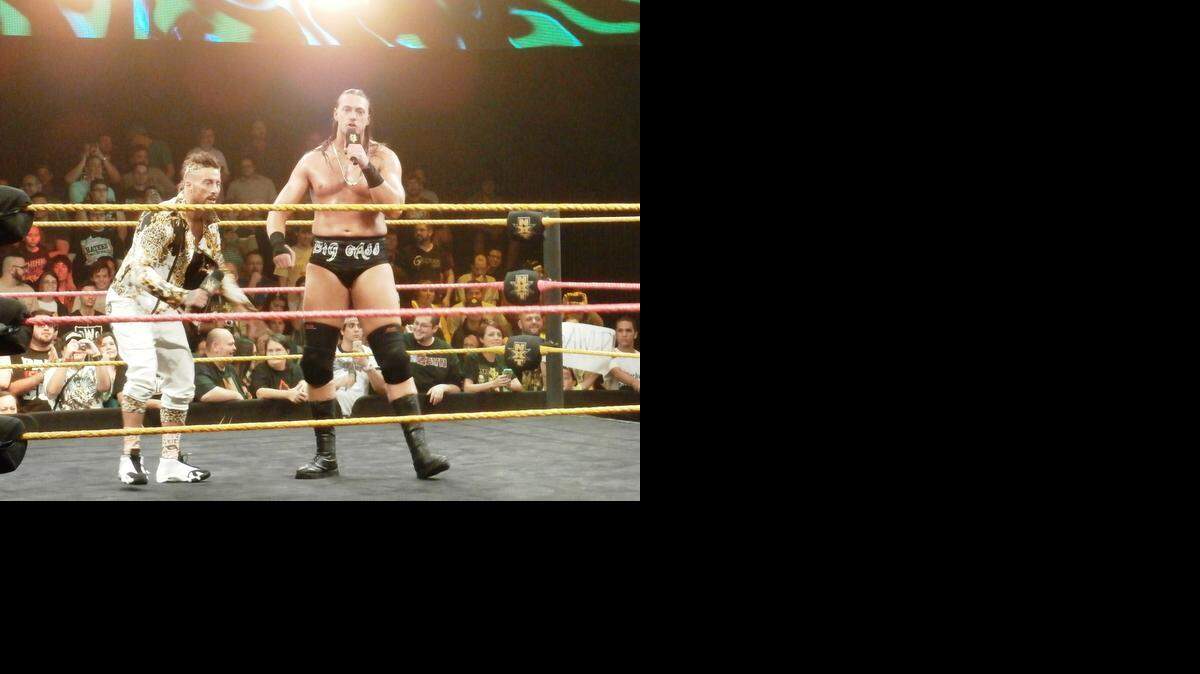 
NXT superstars Enzo Amore (left) and Colin Cassady make a solid tag team, adding humor on mic and mayhem in the ring. See the future of WWE when NXT returns to the Havert L. Fenn Center on Saturday, Oct. 4 in Fort Pierce.

