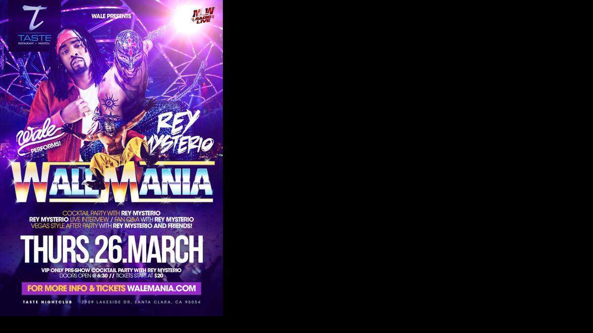 
The worlds of rap and wrestling collide with WaleMania.

