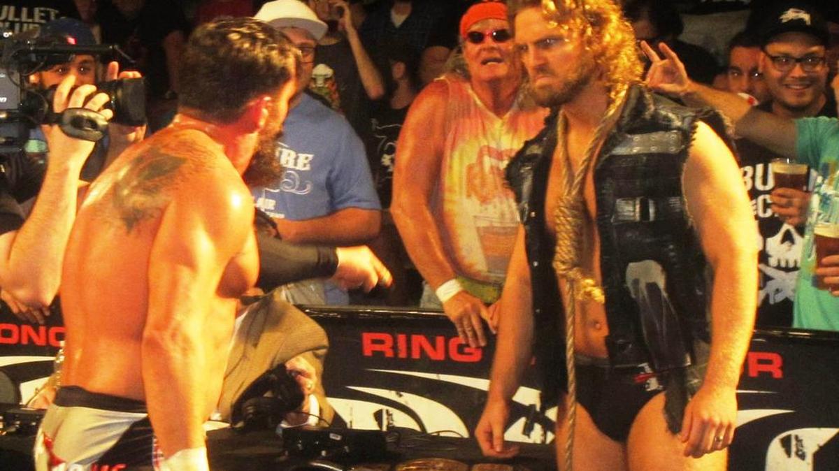 Hangman Page joins forces with the Guerrillas of Destiny to challenge for the ROH Six-Man Tag Team Titles against Bully Ray and The Briscoes (Jay and Mark) during Ring of Honor’s Supercard of Honor XI on Saturday, April 1 at The Lakeland Center in Central Florida. It will be available via the FITE TV app.