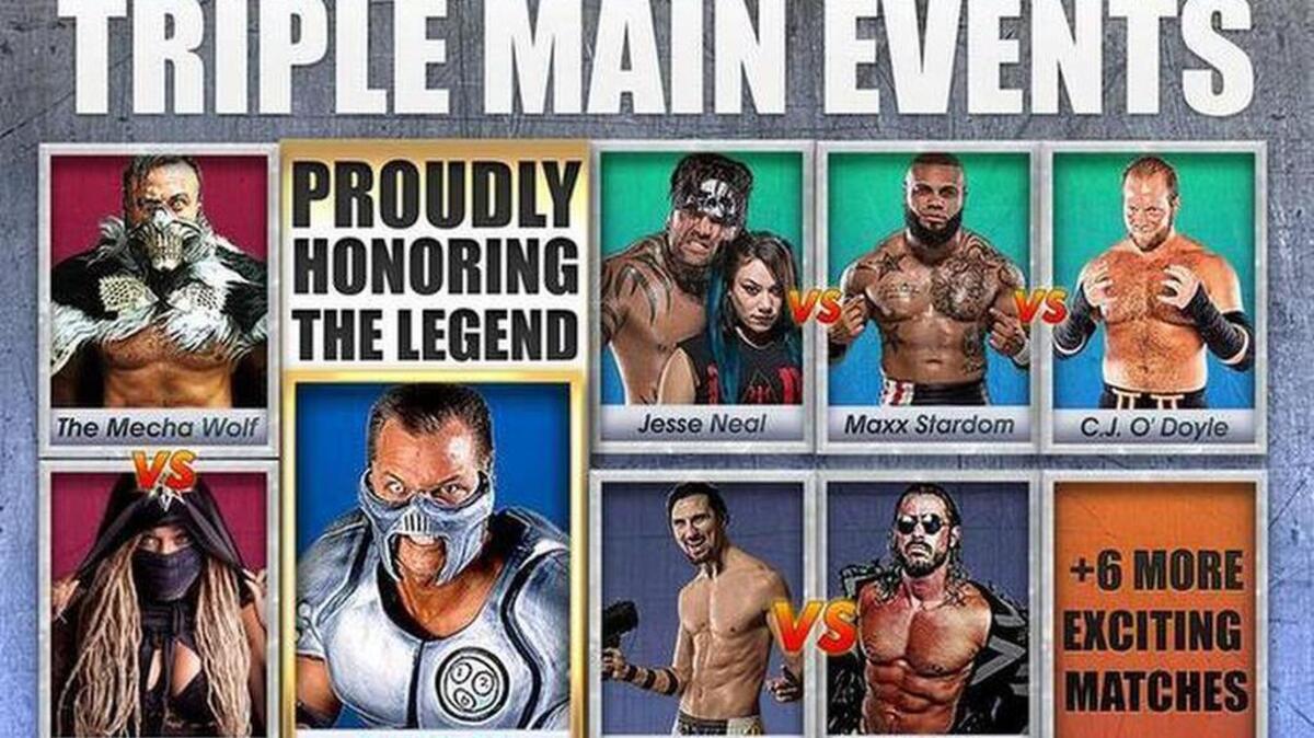 The Sweetwater Wrestling Fan Fest is Saturday, Dec 9 at Jose Mas Canosa Park, 250 SW 114th Ave., Miami.