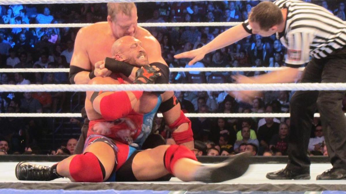 WWE superstar Kane will team with his brother The Undertaker as The Brothers of Destruction battle The Wyatt Family at WWE Survivor Series on Sunday, Nov. 22 from the Philips Arena in Atlanta. Survivor Series is available on pay-per-view and the WWE Network. Your referee is Jason Ayers.