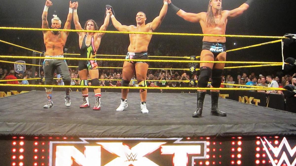 Top NXT talent Enzo Amore, Chad Gable, Jason Jordan and Colin Cassady. NXT will be at the Havert L. Fenn Center on Saturday, March 12 in Fort Pierce.