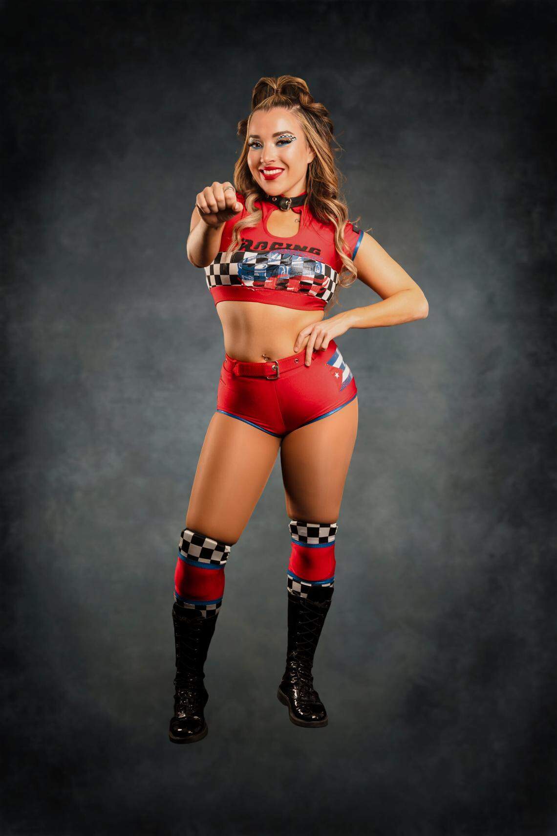 Miami’s Emma Diaz is Catalina Speed, a WOW - Women Of Wrestling superhero, competing in women’s professional wrestling in Las Vegas.