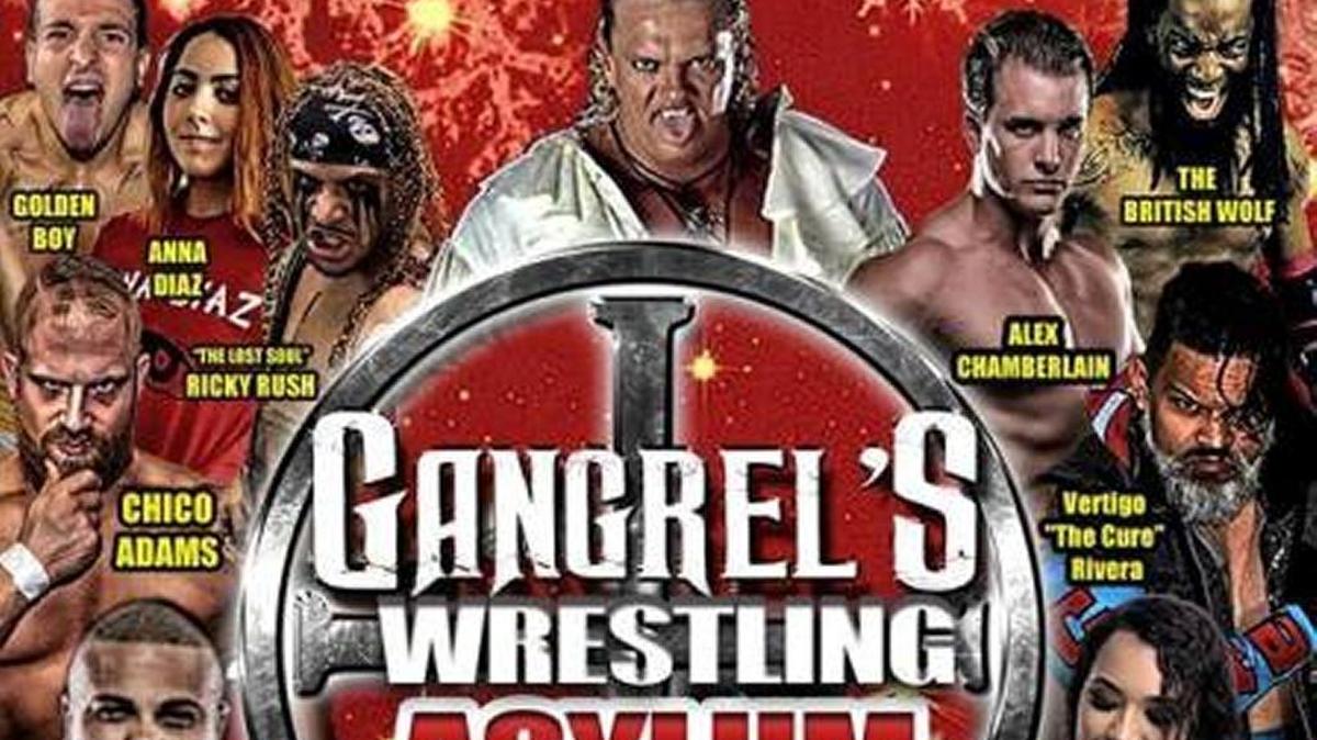 The new Gangrel Wrestling Asylum has a free wrestling show coupled with a toy drive at 2 p.m. Sunday, Dec. 17 at its training center at 1982 Tigertail Blvd., Bldg 9, in Dania Beach.