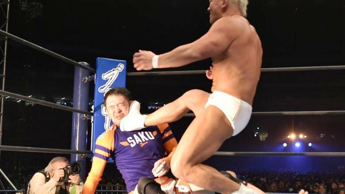 
‘Wrestle Kingdom 9’ action to be seen Oct. 16 on AXS TV.
