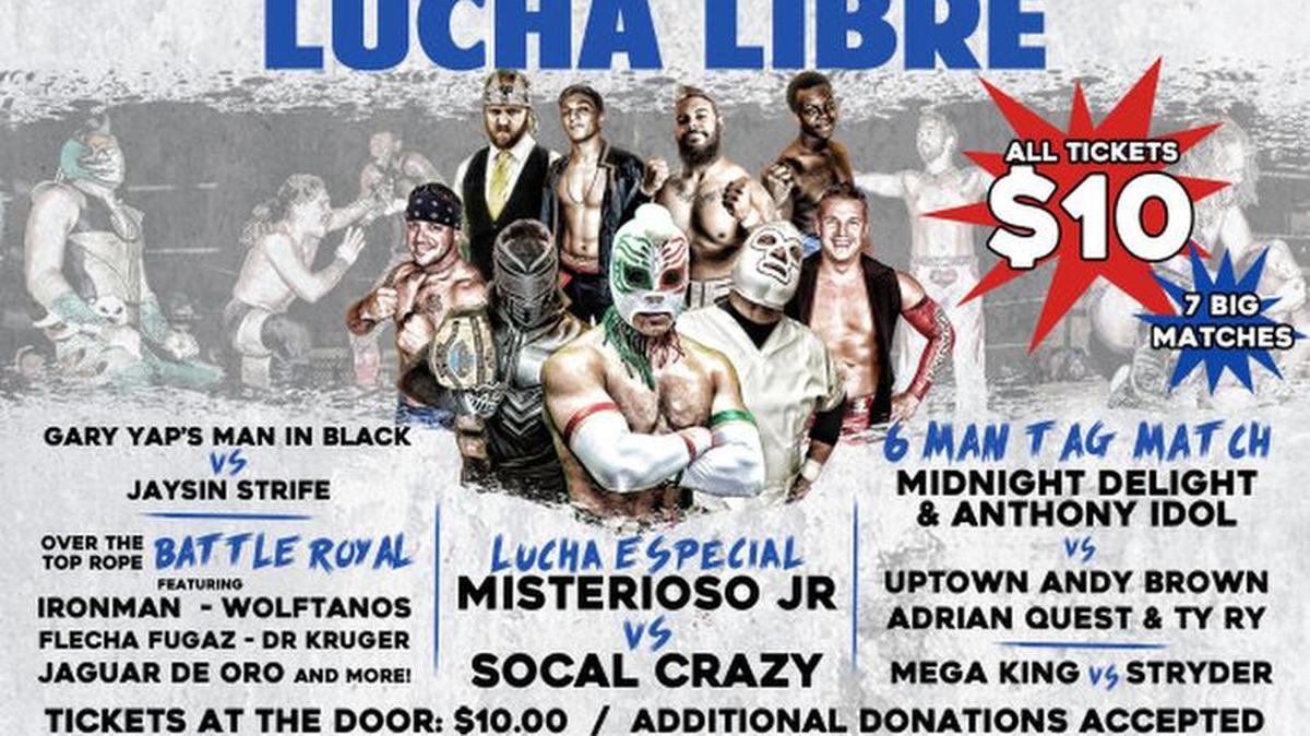 The ‘San Bernardino Strong’ Professional Wrestling Charity Event will occur on Friday, April 15 at the Fox Theater, 374 W. Court St., San Bernardino, Calif. The show benefits the victims of the San Bernardino shootings.