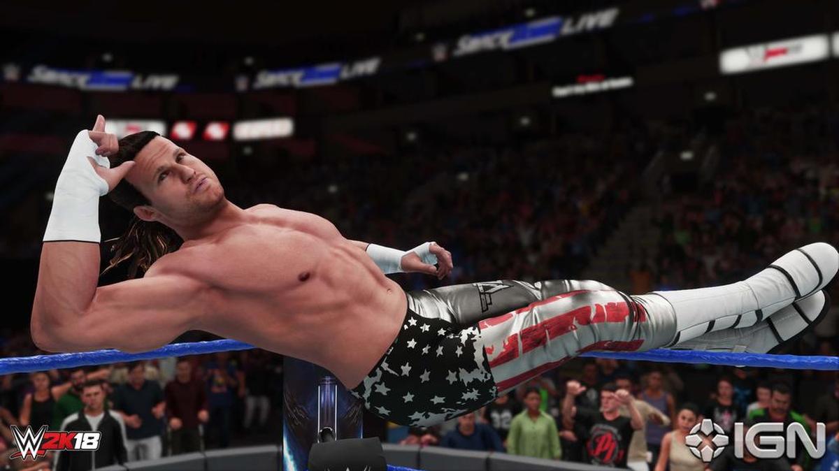 Dolph Ziggler was one of the first names revealed for the WWE 2K18 video game.