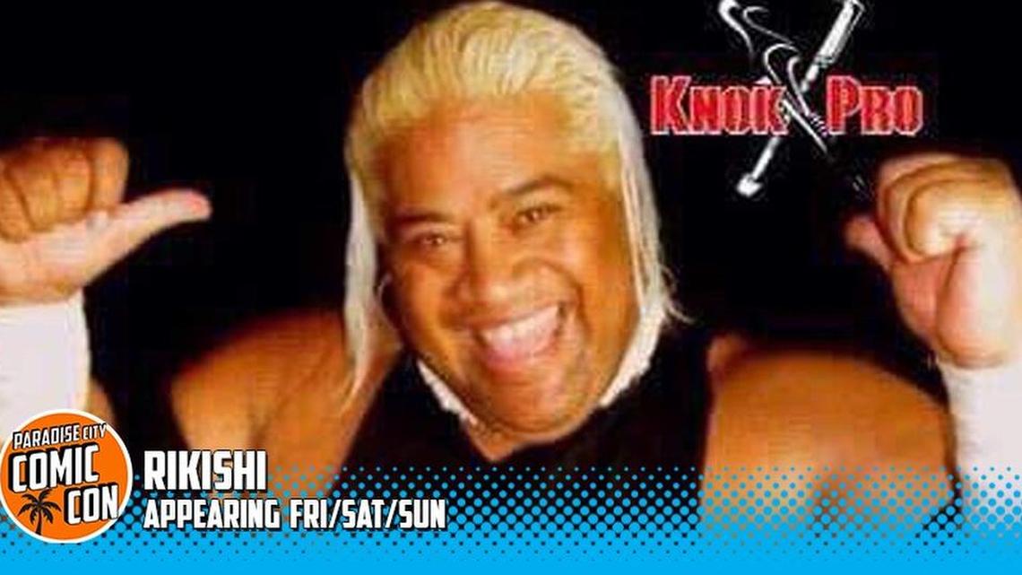 WWE Hall of Famer Rikishi who will be appearing at Paradise City Comic Con from Dec. 9-11 at the Greater Fort Lauderdale Convention Center, 1950 Eisenhower Blvd., Fort Lauderdale, 33316. Native American Tatanka, a WWE legend, will be there three days. WWE Hall of Famer Soulman Rocky Johnson will be at the event on Friday, Dec. 9 and Saturday, Dec. 10. Former WWE Superstars Cryme Tyme will appear on Saturday, Dec. 10.