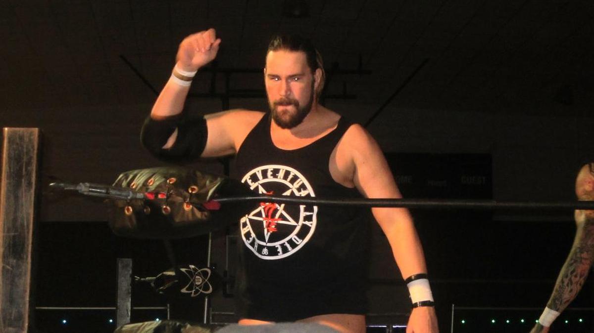 Chris Hero at an Evolve Pro Wrestling show in Orlando. Evolve 68 is Saturday, Sept. 10, and Evolve 69 is Sunday, Sept. 11. Both shows from New York are available on FITE TV.