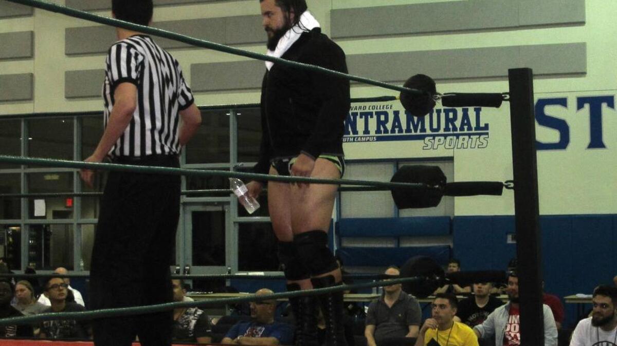 Alex Chamberlain at a Ronin Pro Wrestling show. Ronin is 7:30 p.m. Saturday, Sept. 3 at the Broward College South Campus Gym in (South Florida) Pembroke Pines.