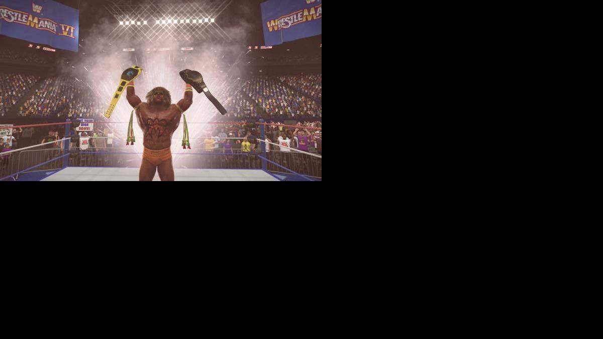 
The Ultimate Warrior’s career is honored in 2K Showcase: Path of the Warrior, the latest downloadable content for “WWE 2K15” video game. 
