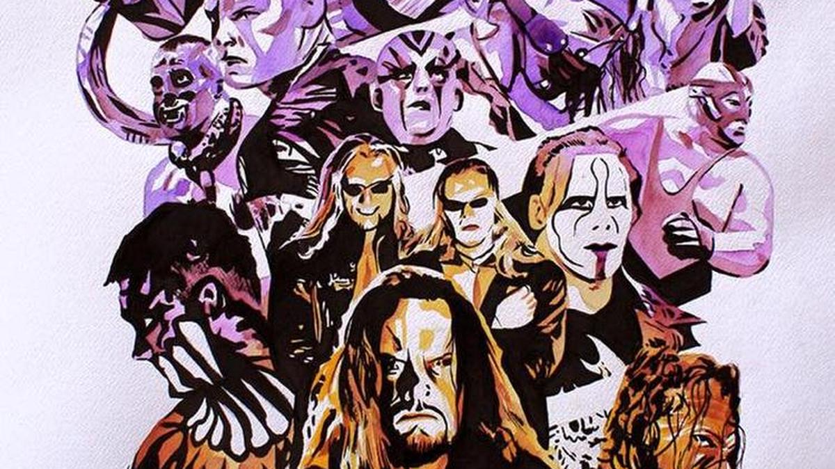 In the spirit of Halloween, some of WWE’s creatures, monsters, villains hit the artist’s canvas via Rob Schamberger.