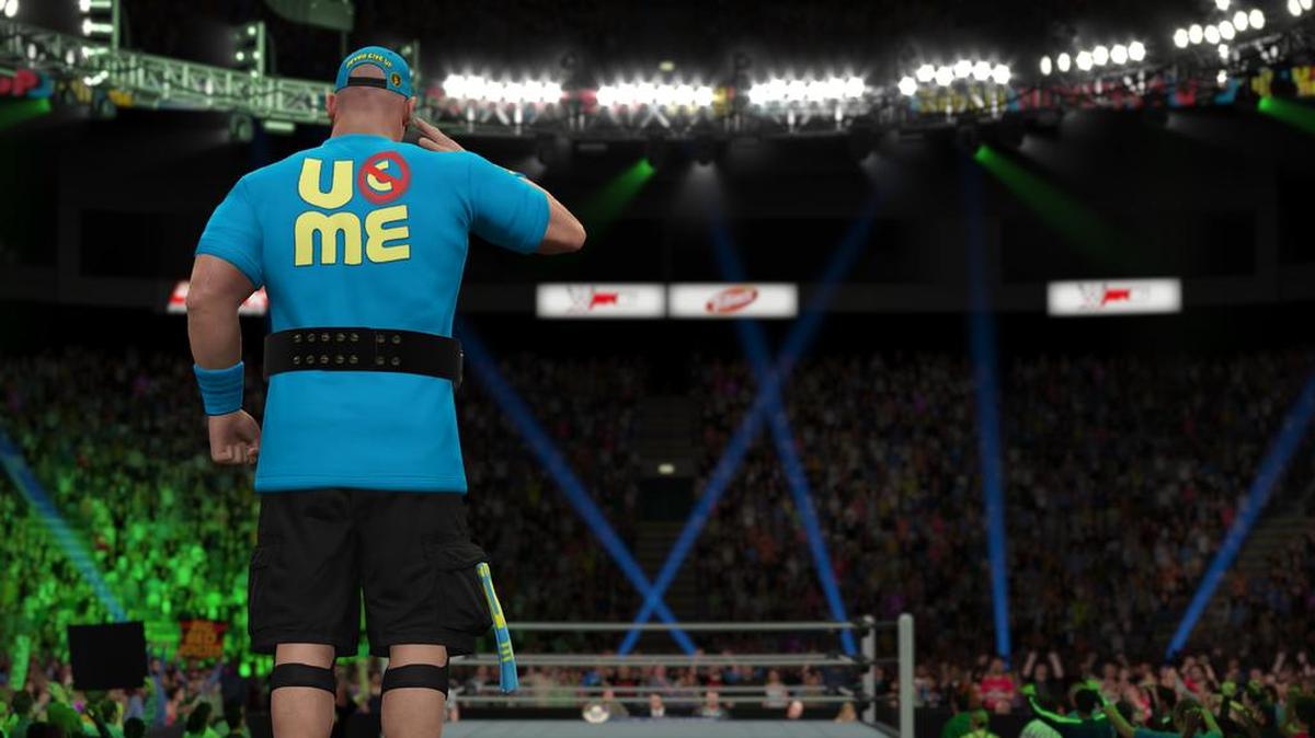 
John Cena in WWE 2K16, which will be released Oct. 27 in North America and Oct. 30 internationally.
