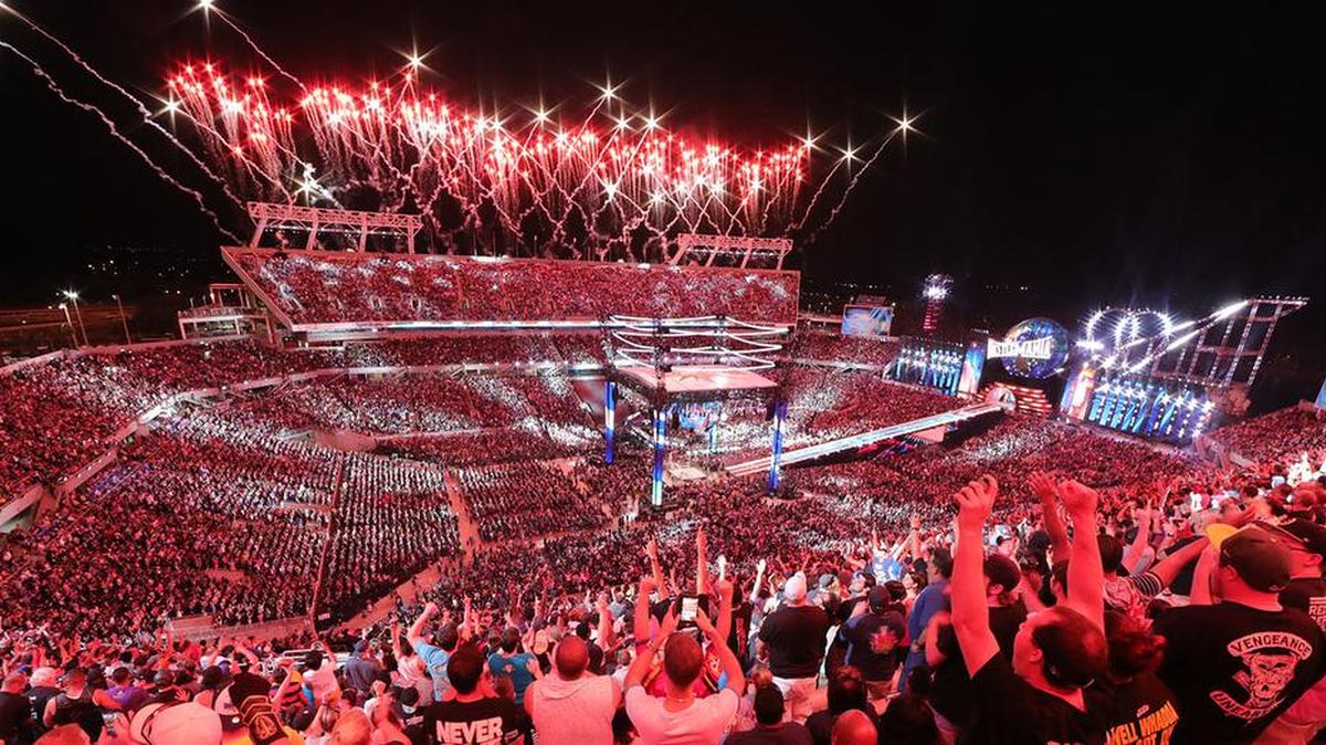 WWE announced that WrestleMania 33 became the highest-grossing event in the history of Camping World Stadium and broke the stadium’s attendance record with 75,245 fans from all 50 states and 62 countries.