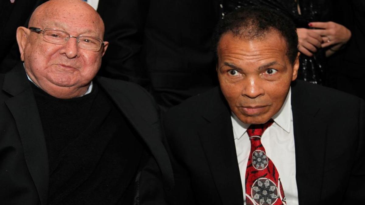 Longtime trainer Angelo Dundee, left, and his brother Chris, were important parts of Muhammad Ali’s life.