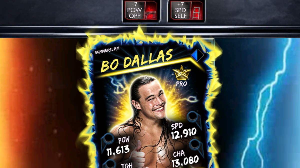 Bo Dallas - WWE SuperCard SummerSlam Fusion Card