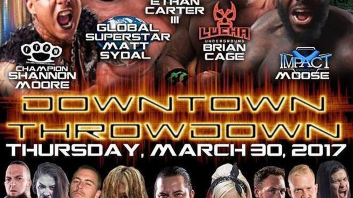 Full Throttle Pro Wrestling and Orlando City Wrestling along with Ignite Wrestling present Downtown Throwdown on Thursday, March 30 at Orlando’s Gilt Nightclub.