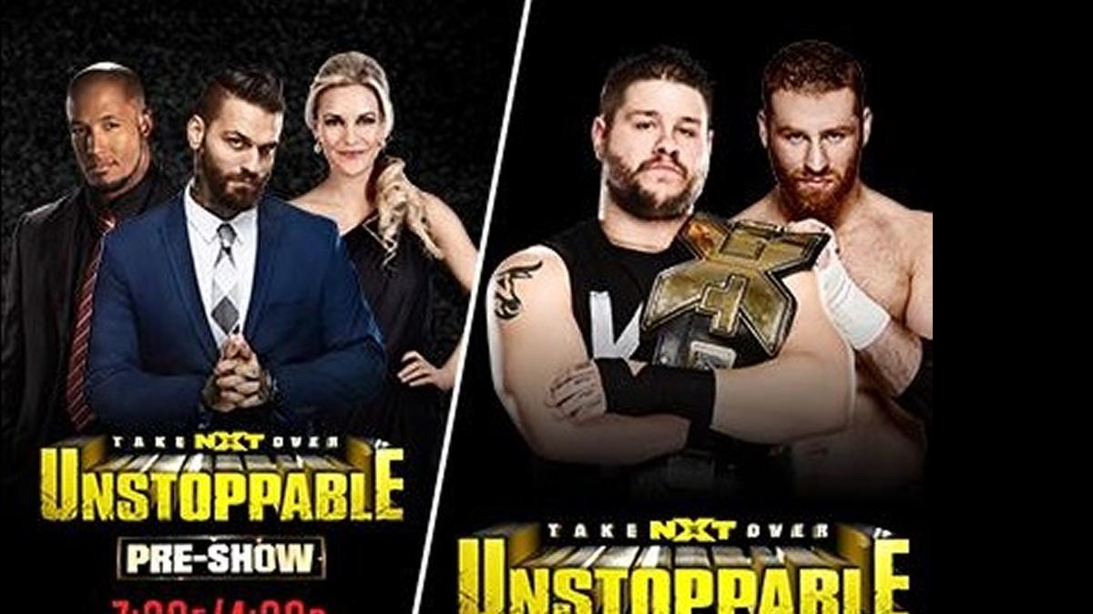
The NXT TakeOver: Unstoppable live special on the WWE Network is 8 p.m. EST Wednesday, May 20 from Full Sail Live at Full Sail University in Winter Park, near Orlando. The pre-show is 7:30 p.m. on WWE Network.
