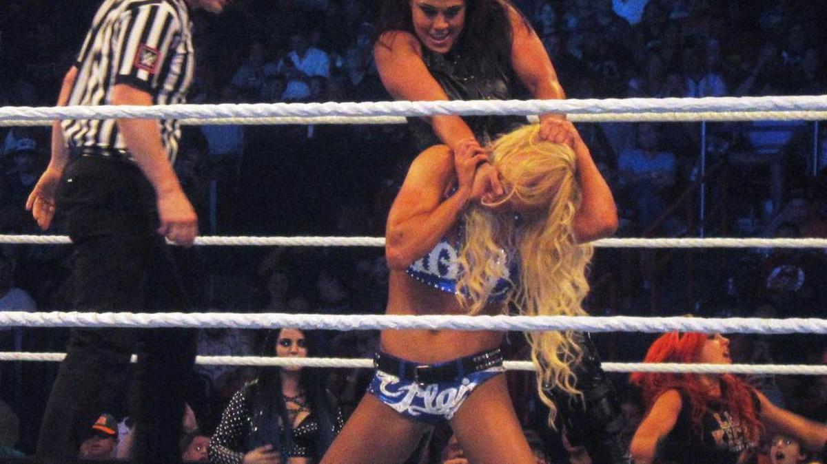 
During a Divas Revolution, Tamina battles Charlotte. The day after the Royal Rumble, WWE Monday Night Raw is Jan. 25 at the AmericanAirlines Arena in Miami. Your referee is Jason Ayers.
