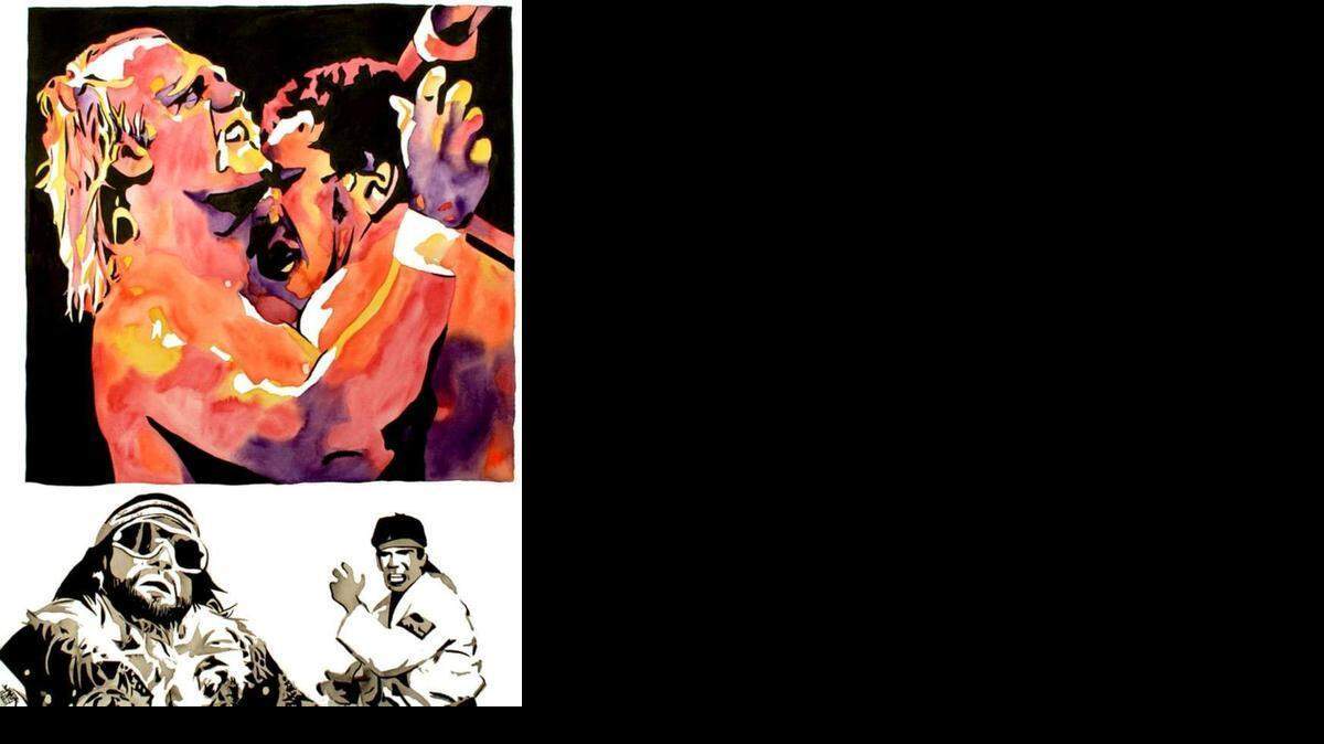 
On the Road to WrestleMania 31, artist Rob Schamberger captures WrestleMania III on another canvas.

