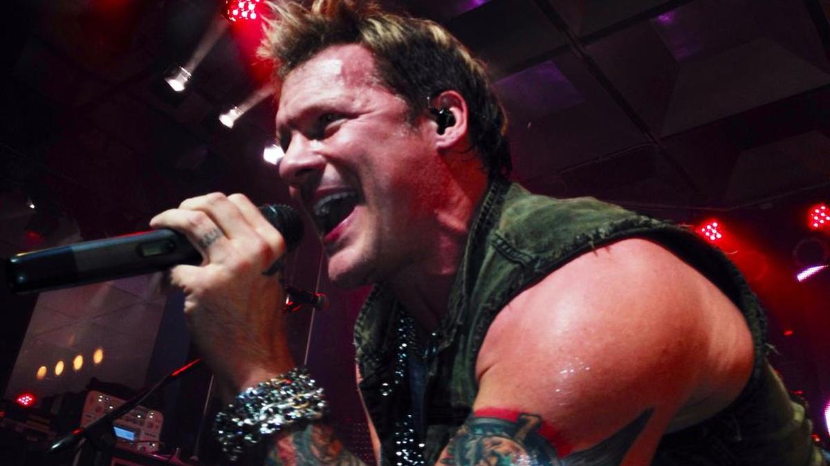 WWE Superstar Chris Jericho on tour in 2014 with his rock metal band Fozzy at the Culture Room in Fort Lauderdale.