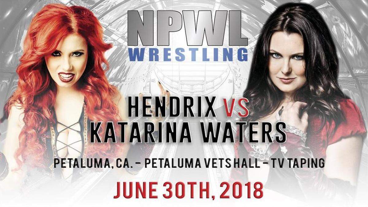 In a much anticipated match-up, indie wrestler Taeler Hendrix will face WWE alum and Impact Wrestling's Katarina Waters at a National Pro Wrestling League show. The event on Saturday, June 30 in Petaluma, Calif. is also a benefit to help fight hunger.