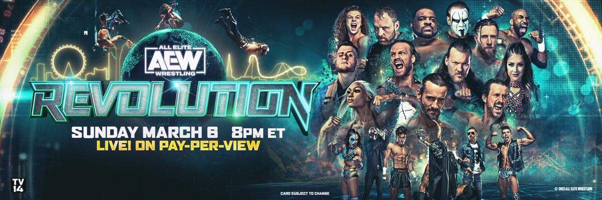 AEW Revolution PPV in Orlando on Sunday, March 6.