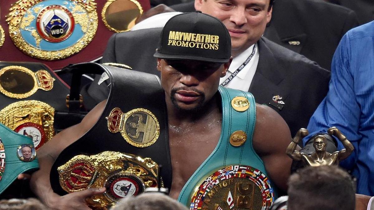 
Floyd Mayweather Jr. improved to 48-0 with his unanimous-decision victory against Manny Pacquiao at the MGM Grand Garden Arena in Las Vegas.
