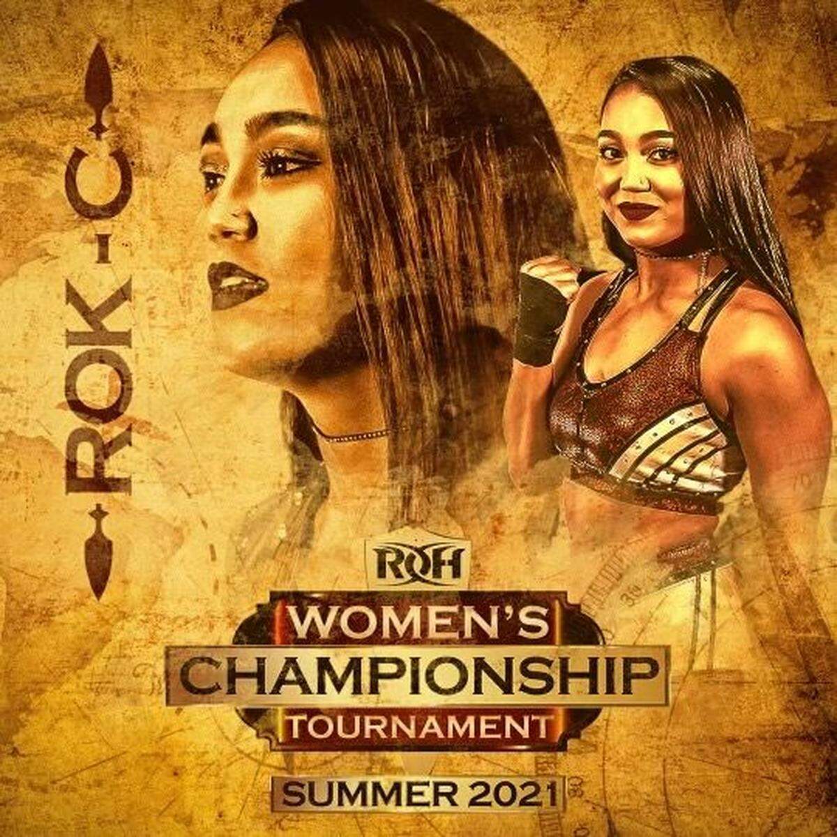 Rok-C in the semifinals of the Ring of Honor Women’s Championship Tournament.