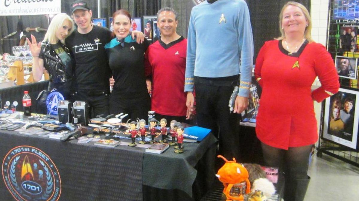 
The 1701st Fleet, a non-proft group in honor of Star Trek, at Wizard World Comic Con Fort Lauderdale at the Broward County Convention Center.
