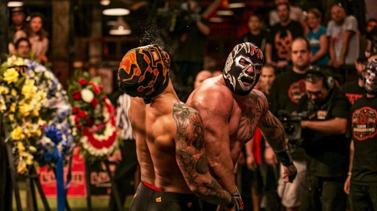 Mil Muertes and Prince Puma on “Lucha Underground” -- El Rey Network’s exhilarating, lucha libre wrestling series from Emmy Award-winning producer Mark Burnett, MGM, Robert Rodriguez and FactoryMade Ventures -- which is delivering an all-new, 40-episode, third season that continues 8 p.m. ET/PT Wednesday, Nov. 9.
