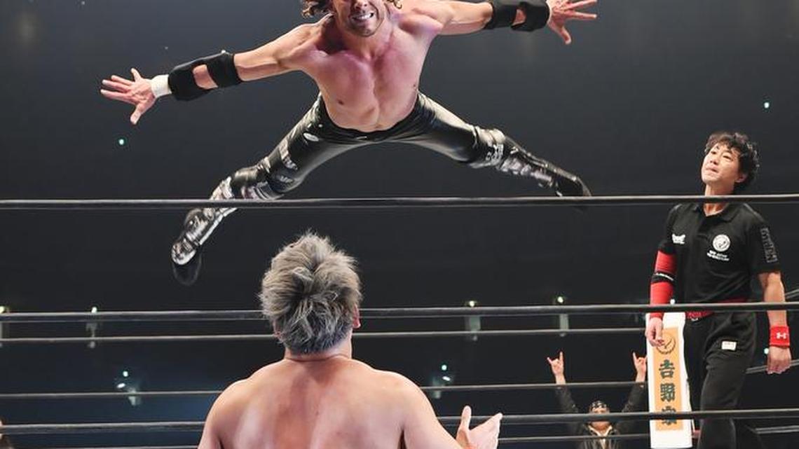 Kenny Omega vs. Kazuchika Okada at New Japan Pro Wrestling’s Wrestle Kingdom 11 in January at the Tokyo Dome in Japan. Kenny will be part of NJPW’s inaugural U.S. event on Saturday, July 1 live on AXS TV from Long Beach, Calif.