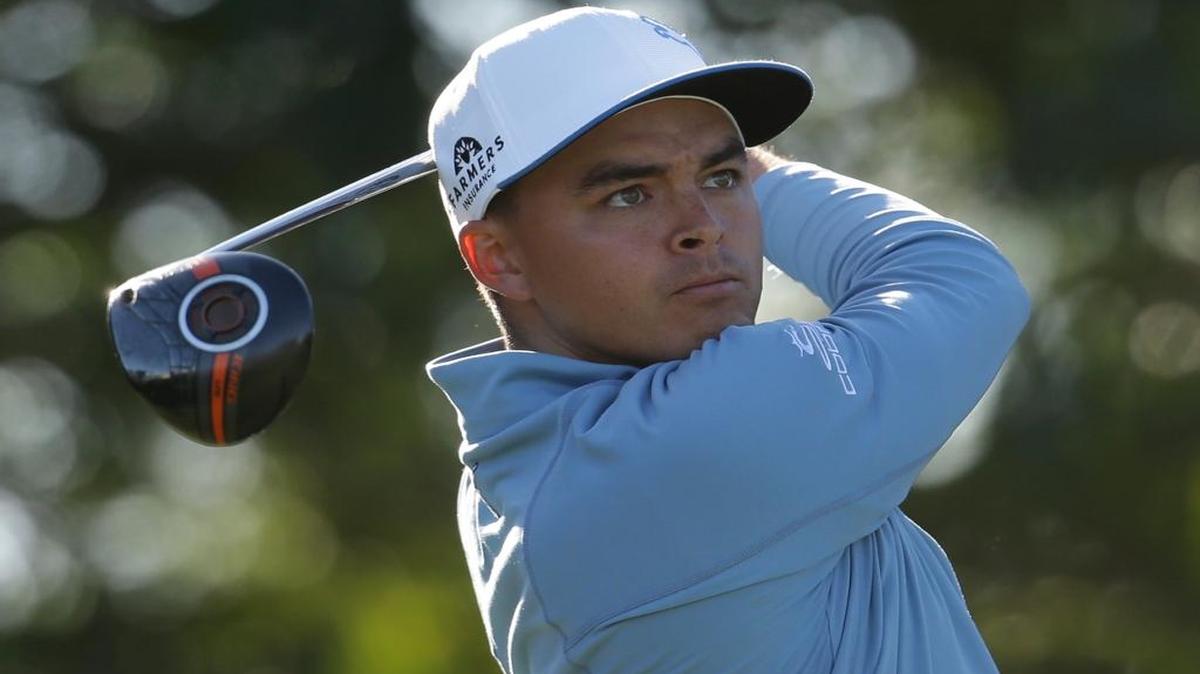 Rickie Fowler watches his tee shot on No. 14 in Round 2 of the Honda Classic at at PGA National Resort & Spa in Palm Beach Gardens on Friday, Feb. 26, 2016.