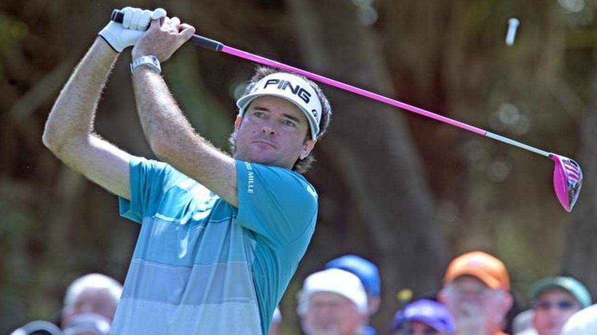 
Bubba Watson on the 12th tee during the first round of the World Golf Classic-Cadillac Championship at Trump National Doral in Doral, Florida, March 5, 2015.
