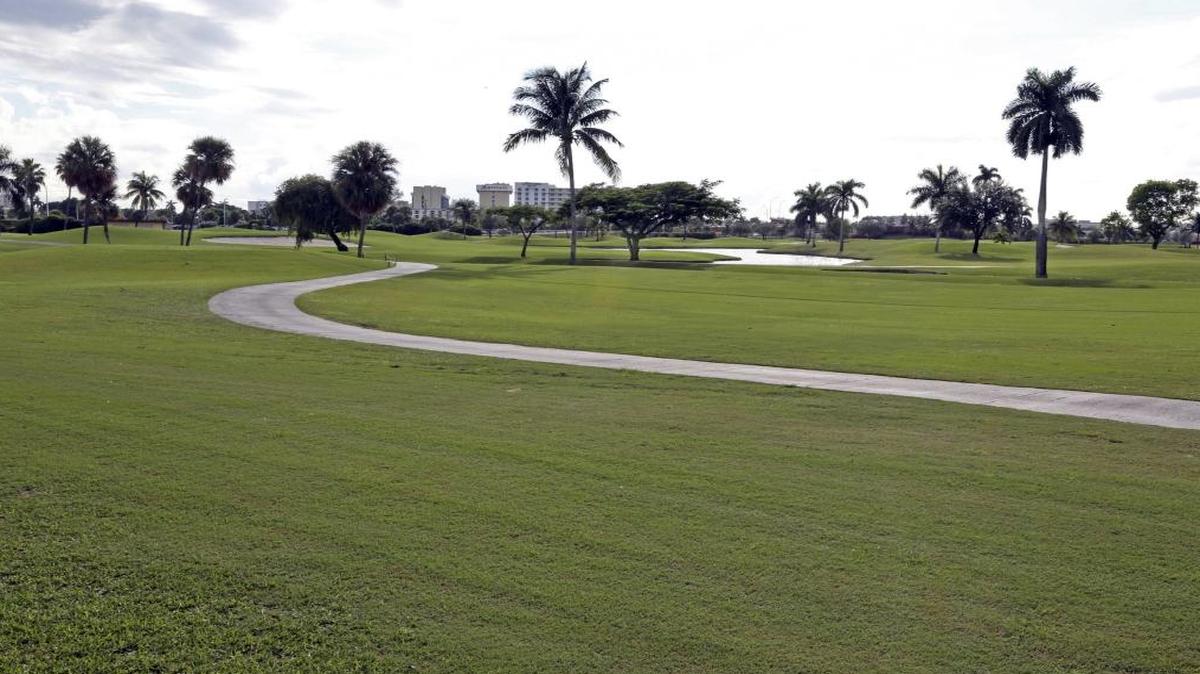 A golf course in Florida