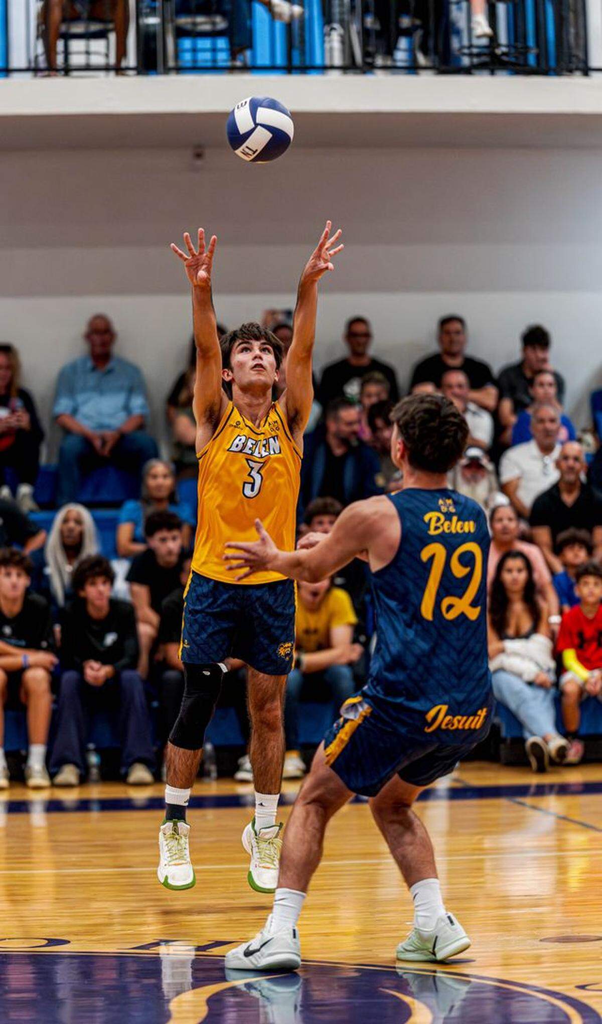 William Pedraja of Belen Jesuit had four assists and one dig for the South during the annual Miami-Dade High School Boys’ Volleyball All-Star Game.