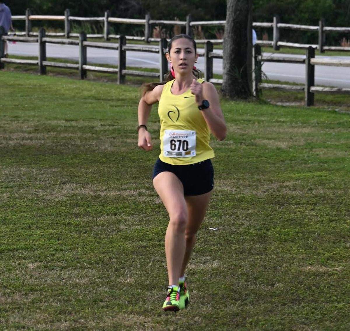 Daniela Hernandez of the Carrollton girls’ cross-country team.