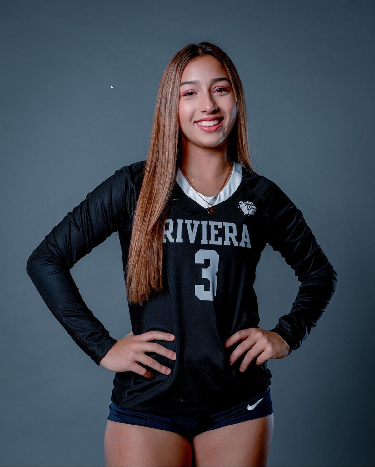 Riviera Prep volleyball player Camila Busque.
