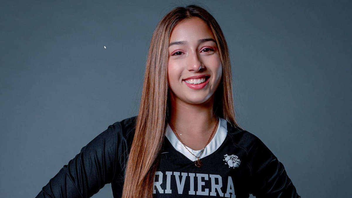 Riviera Prep volleyball player Camila Busque.
