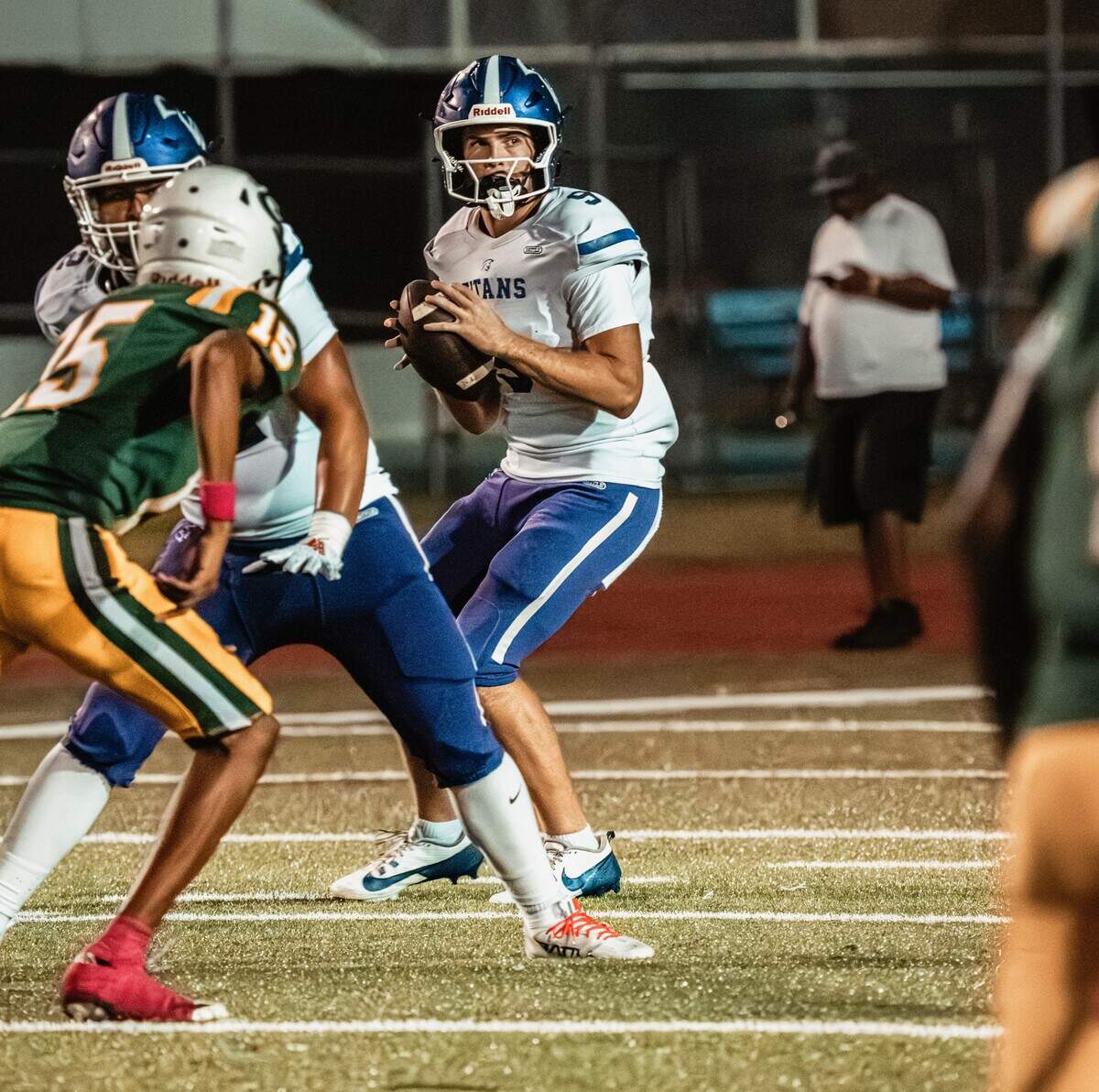 True North quarterback Zac Katz.