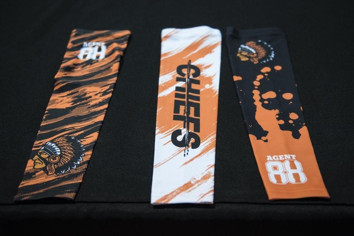 Part of Jacksonville Jaguars wide receiver Allen Hurns' donation was gear for all the sports programs at Carol City High School. The former University of Miami and Carol City High player who is donating $7500 to the Carol City Athletic program visited the school on Sat., May 20, 2017.