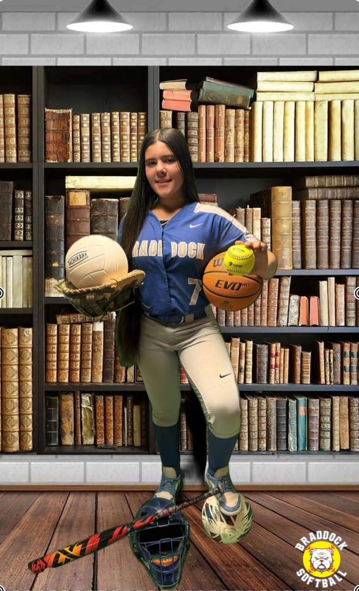 Braddock student athlete Braelen Cintron.