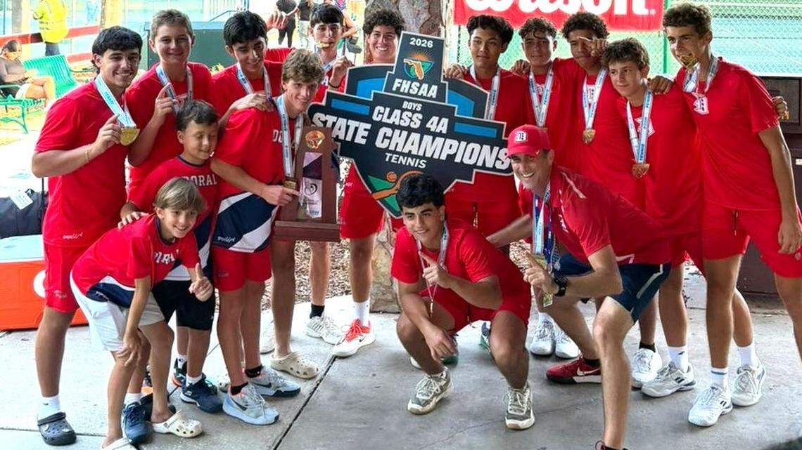 Doral tennis wins state. ATM, Cypress Bay, Palmetto second. Plus hoops, volleyball, weightlifting